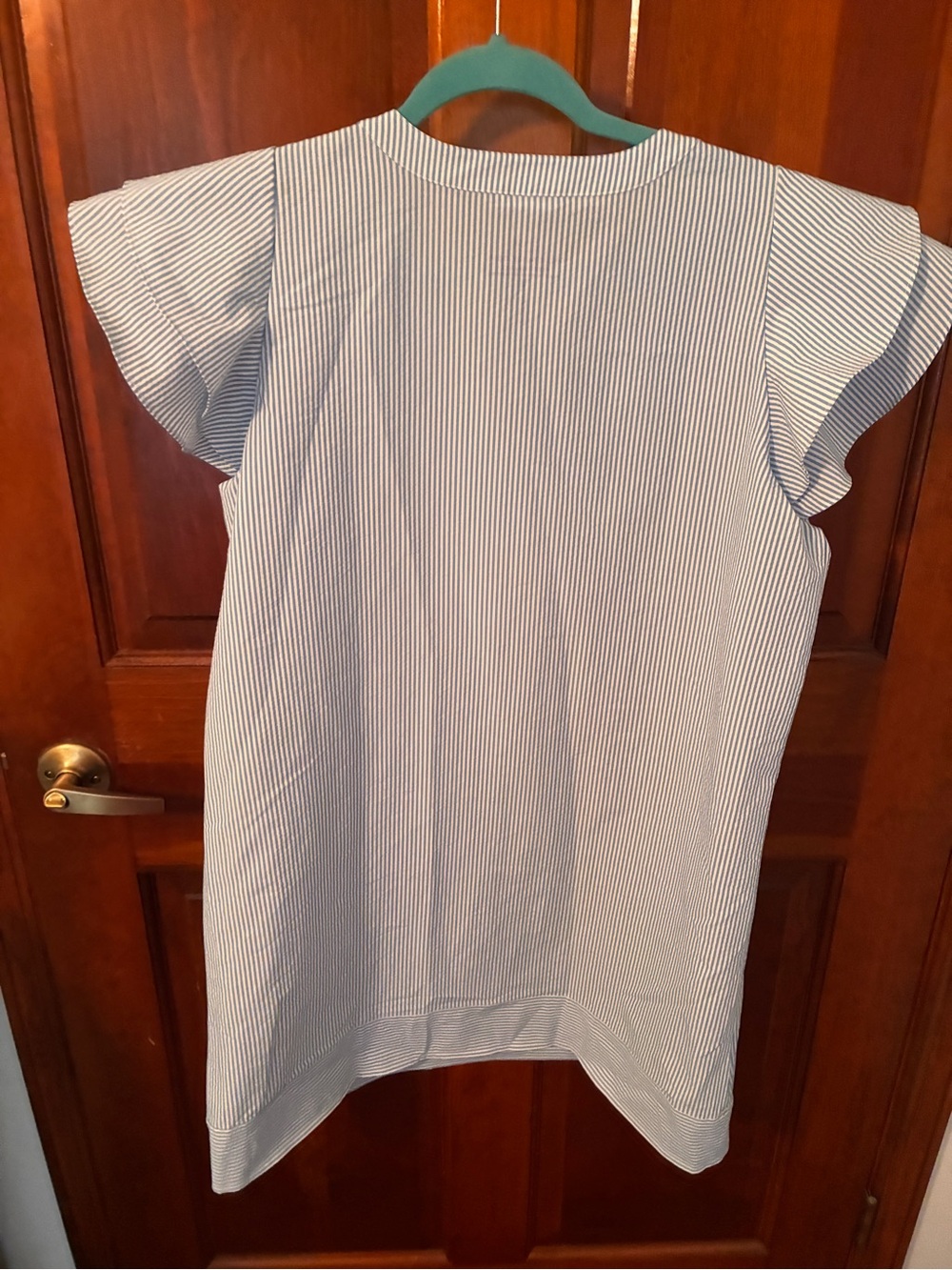 Vineyard Vines Harbor Flutter Tunic Dress - performance seersucker - Large - Picture 3 of 3